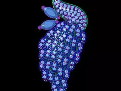 peacock pendant  3D model