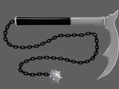 Heavy Kusarigama 3D model