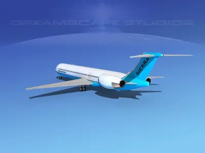 McDonnell Douglas MD-90 Sierra Air Express 3D model