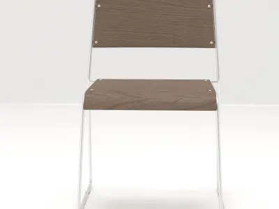 Trapeze  Chair Free low-poly 3D model