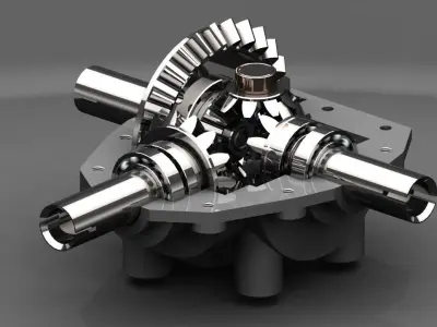 Differential Gear Box 3D model
