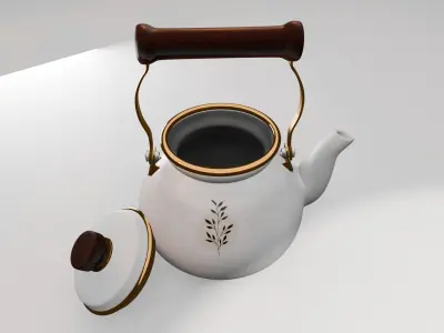 3D teapot model Free 3D model