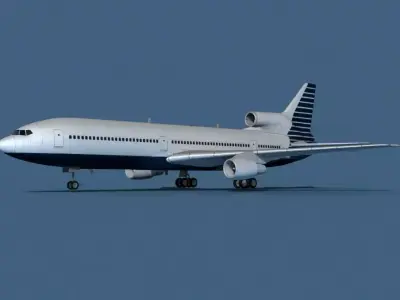 Lockheed L-1011-50 Corporate 2 3D model