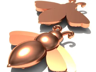 Bee Model for Jewelry and Decorative Projects 3D print model