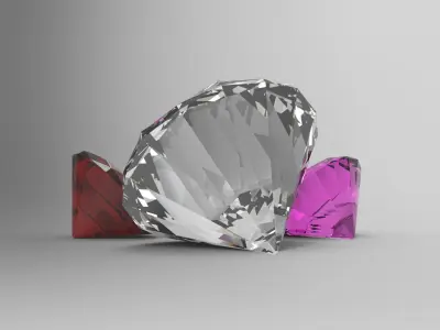 DIAMOND 3D model 4