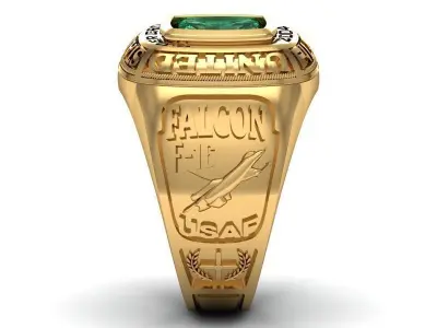 army ring falcon f15 3D print model