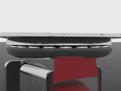 Castor Wheel 3D model 3D model