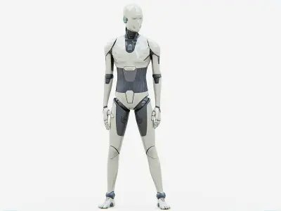 i-HOMO 01   Rigged for Unreal Engine - Unity - MIXAMO  3D model
