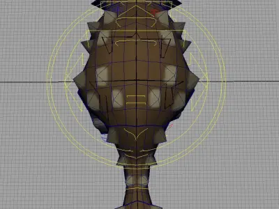 Low Poly - Ankylosaurus Rig Free low-poly 3D model