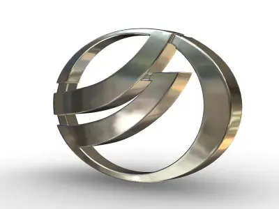zaz logo 3D model