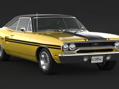1970 Plymouth GTX 3D model