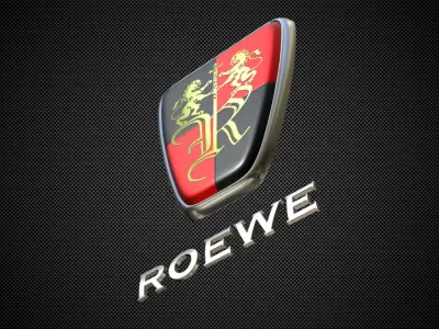 roewe logo 3D model