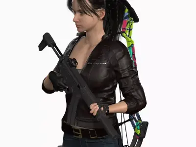 Survivor girl  3D model