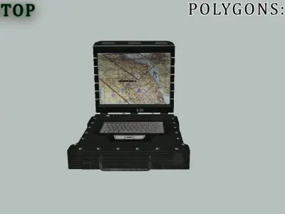 Military Communication Kit Lowpoly Free low-poly 3D model