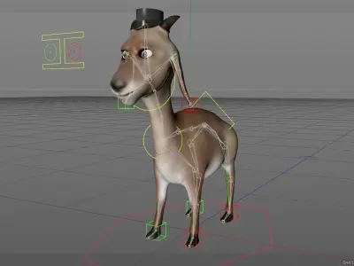 JUANA THE GOAT 3D model