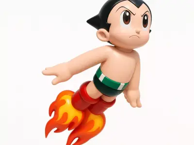  Astro Boy Rocket Jetboots toy 3D print model