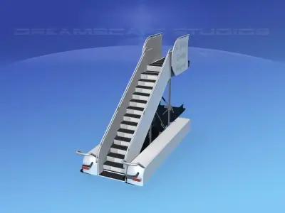 Airport Stairs 2 3D model