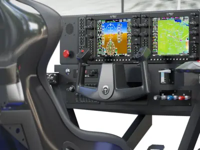 Flight simulator 3D model