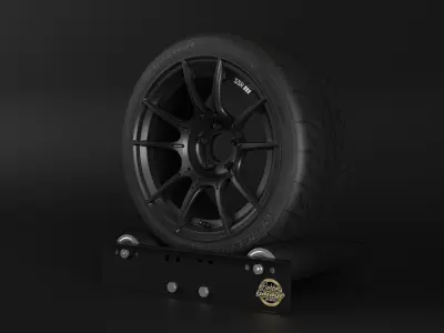 SSR GTX01 Low-poly 3D model