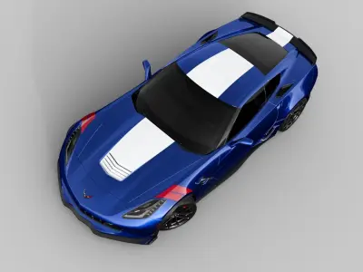 Chevrolet Corvette C7 Grand Sport  Free 3D model