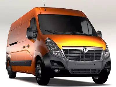 Vauxhall Movano L3H2 Van 2016 3D model