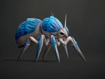 Pathfinder Bug Creature - Game Ready Low-poly 3D model Low-poly 3D model
