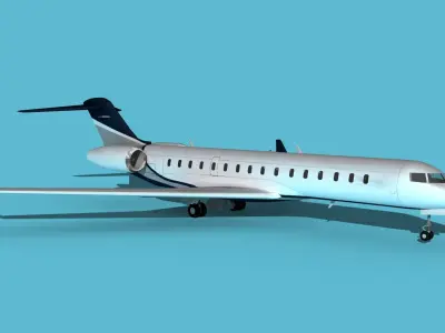 Bombardier Global 7000 V10 3D model