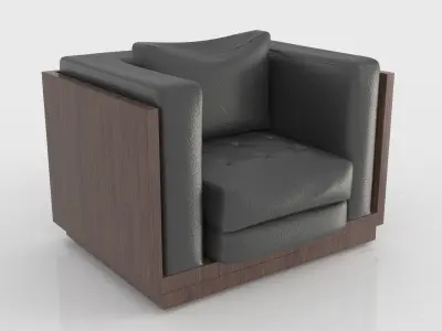 Leather Sofa Design by 3 11 3D model