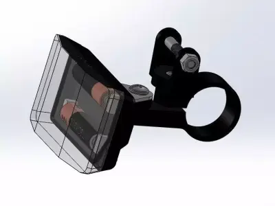 Bike Front Light Free 3D model