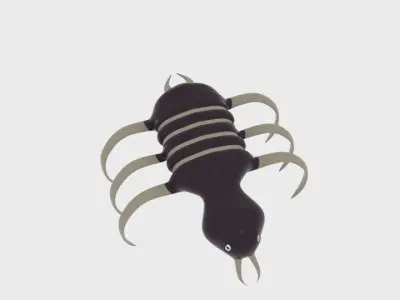 Space Bug Low-poly 3D model