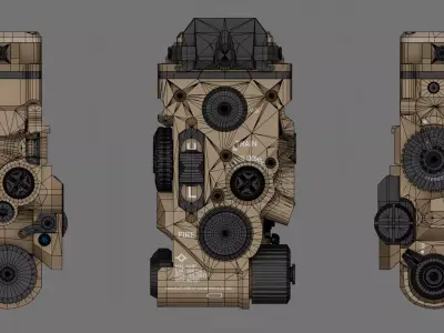 BE Meyers MALUHP Low-poly 3D model