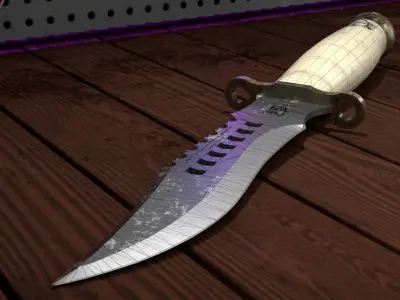 Bowie Knives - Military Knife Low-poly 3D model