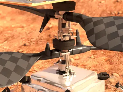Ingenuity Mars Helicopter 3D model