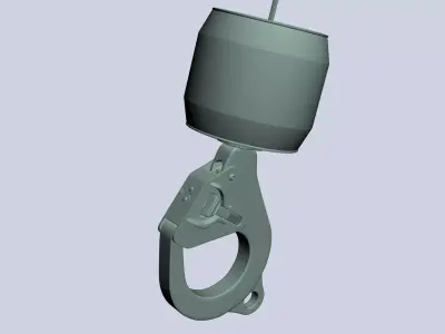 Hook for Hoist for Helicopter 3D print model