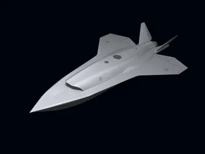 FCAS UCAV 3D model