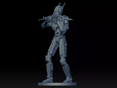 chappie ready to 3d printing 3D model