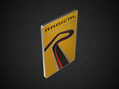 radical logo 3D model