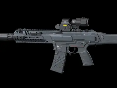HK437 Low-poly 3D model