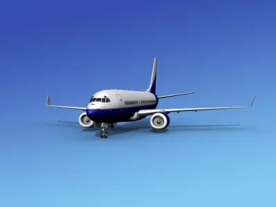 Boeing 737-700ER Corporate 4 3D model