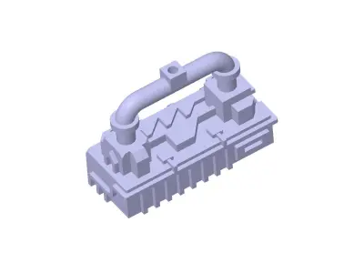 SCI-FI bits set 2 Free 3D model