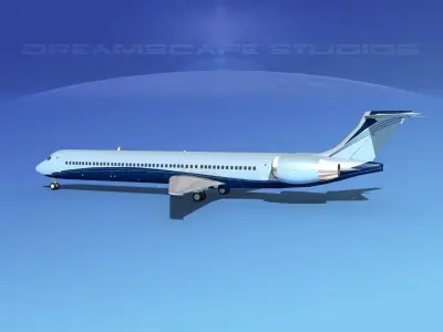McDonnell Douglas MD83 Corporate 1 3D model