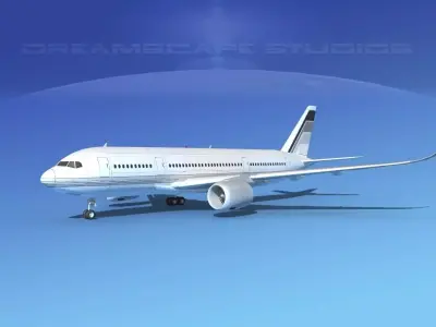 Airbus A350-800 Corporate 1 3D model