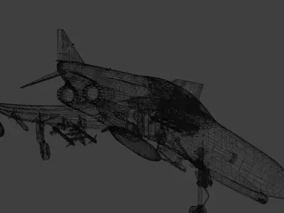 JET F-4 3D model