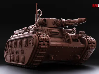 Armored Flamethrower - Imperial Force 3D print model