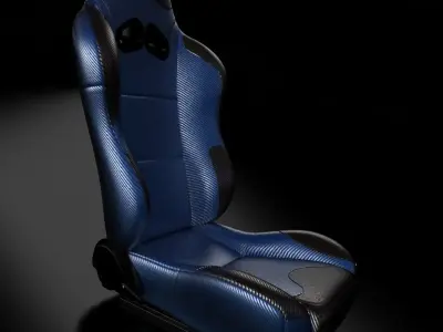 TKs Racing Seat Free 3D model
