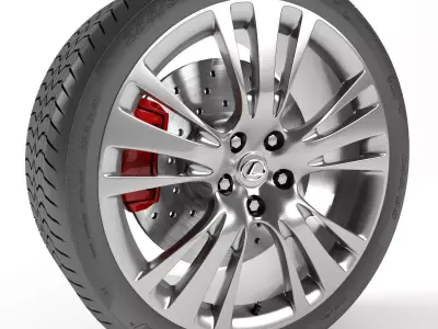 Lexus RX 450h Wheel 3D model