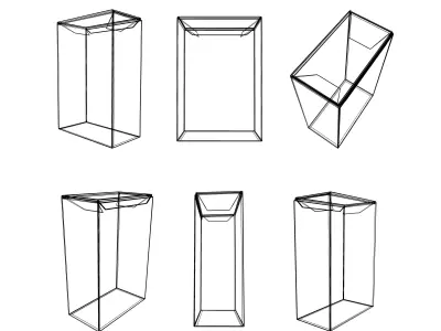 Product Box Low-poly 3D model