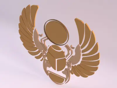 Egyptian Symbols - 021 Low-poly 3D model