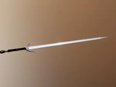 High-Quality 3D Sword Free low-poly 3D model