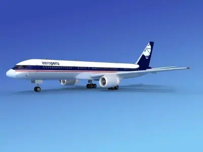Boeing 757-200 Aeroperu 3D model